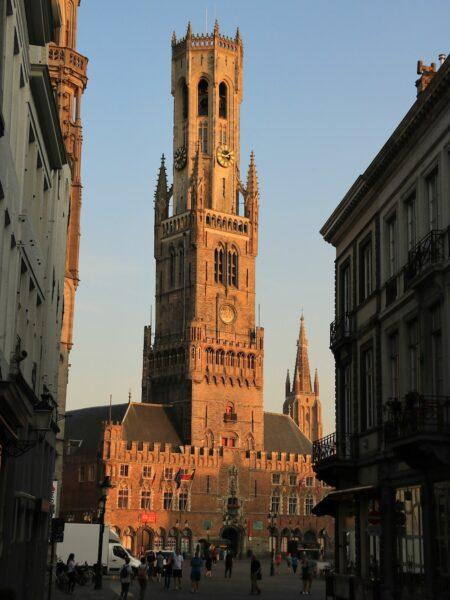 Belfort van Brugge op de Markt